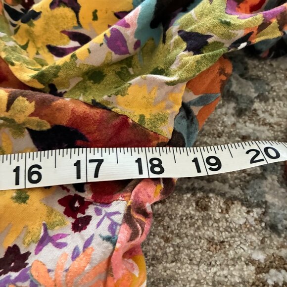 Anthropologie Fig & Flower Blouse size Small Bohemian, Floral, Boho - Picture 7 of 7
